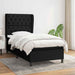 Pat box spring cu saltea, negru, 80x200 cm, textil - WALTI WALTI