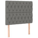 Pat box spring cu saltea, gri închis, 100x200 cm, textil - WALTI WALTI