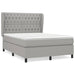Pat continental, gri deschis, 140x200 cm, material textil - WALTI WALTI