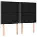 Pat box spring cu saltea, negru, 140x200 cm, textil - WALTI WALTI