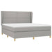 Pat continental, gri deschis, 180x200 cm, material textil - WALTI WALTI
