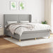 Pat continental, gri deschis, 180x200 cm, material textil - WALTI WALTI