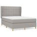 Pat continental, gri deschis, 140x200 cm, material textil - WALTI WALTI
