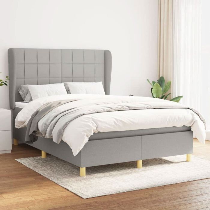 Pat continental, gri deschis, 140x200 cm, material textil - WALTI WALTI