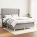 Pat continental, gri deschis, 140x200 cm, material textil - WALTI WALTI