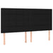 Pat box spring cu saltea, negru, 180x200 cm, catifea - WALTI WALTI