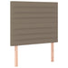 Pat box spring cu saltea, gri taupe, 100x200 cm, textil - WALTI WALTI