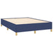 Pat box spring cu saltea, albastru, 140x200 cm, textil - WALTI WALTI