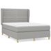Pat continental, gri deschis, 140x200 cm, material textil - WALTI WALTI