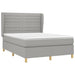Pat continental, gri deschis, 140x200 cm, material textil - WALTI WALTI