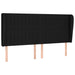Pat box spring cu saltea, negru, 200x200 cm, textil - WALTI WALTI