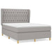 Pat continental, gri deschis, 140x200 cm, material textil - WALTI WALTI