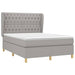 Pat continental, gri deschis, 140x200 cm, material textil - WALTI WALTI