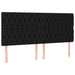 Pat box spring cu saltea, negru, 200x200 cm, textil - WALTI WALTI