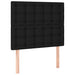 Pat box spring cu saltea, negru, 90x190 cm, textil - WALTI WALTI