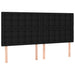 Pat box spring cu saltea, negru, 180x200 cm, catifea - WALTI WALTI