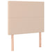 Pat box spring cu saltea, cappuccino, 100x200cm piele ecologică - WALTI WALTI
