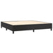 Pat box spring cu saltea, negru, 200x200 cm, piele ecologică - WALTI WALTI