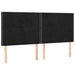 Pat box spring cu saltea, negru, 180x200 cm, catifea - WALTI WALTI