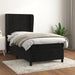 Pat box spring cu saltea, negru, 90x200 cm, catifea - WALTI WALTI