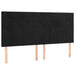 Pat box spring cu saltea, negru, 160x200 cm, catifea - WALTI WALTI