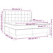 Pat box spring cu saltea, roz, 180x200 cm, catifea - WALTI WALTI