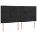 Pat box spring cu saltea, negru, 180x200 cm, catifea - WALTI WALTI