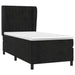 Pat box spring cu saltea, negru, 90x190 cm, catifea - WALTI WALTI