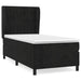 Pat box spring cu saltea, negru, 90x200 cm, catifea - WALTI WALTI