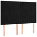 Pat box spring cu saltea, negru, 140x190 cm, catifea - WALTI WALTI
