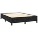 Pat box spring cu saltea, negru, 140x200 cm, catifea - WALTI WALTI