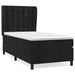 Pat box spring cu saltea, negru, 90x200 cm, catifea - WALTI WALTI