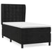 Pat box spring cu saltea, negru, 100x200 cm, catifea - WALTI WALTI