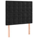 Pat box spring cu saltea, negru, 100x200 cm, catifea - WALTI WALTI