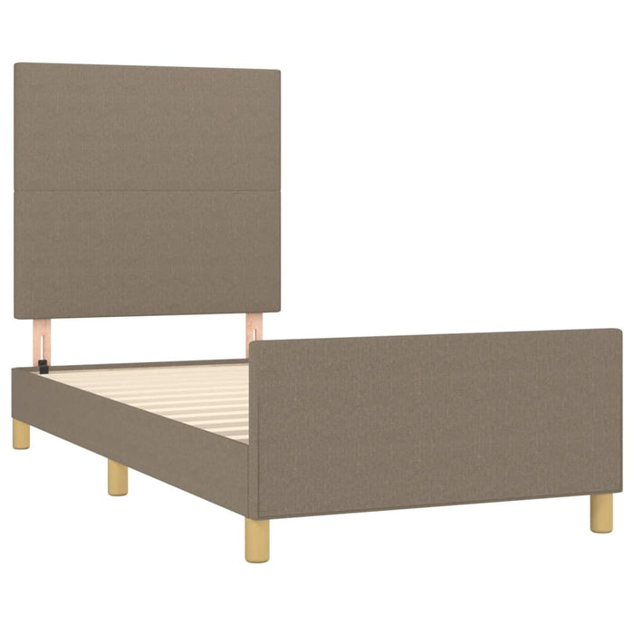 Cadru de pat fără saltea Taupe 90x190 cm Stofa - WALTI WALTI