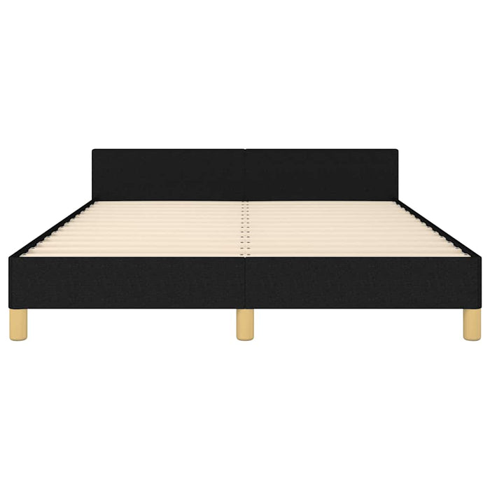 Cadru de pat fără saltea, negru, 140x200 cm, textil - WALTI WALTI