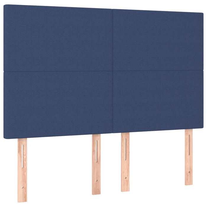 Cadru de pat fără saltea, albastru, 140x200 cm, textil - WALTI WALTI