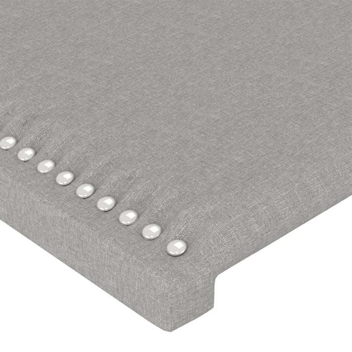 Cadru de pat fără saltea, gri deschis, 120x200 cm, textil - WALTI WALTI