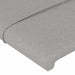 Cadru de pat fără saltea, gri deschis, 140x190 cm, textil - WALTI WALTI
