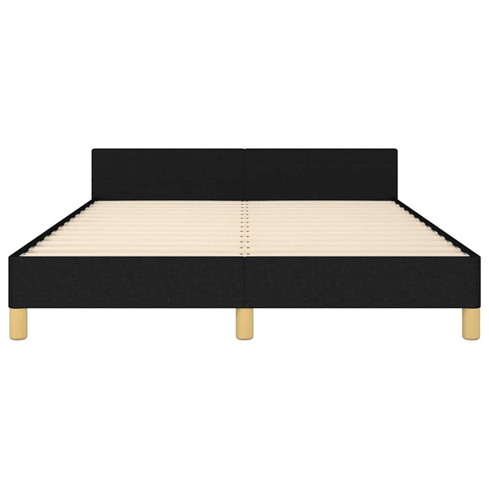 Cadru de pat fără saltea, negru, 140x200 cm, textil - WALTI WALTI