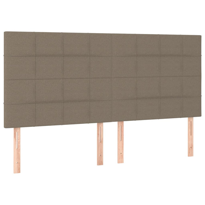 Cadru de pat fără saltea, gri taupe, 160x200 cm, textil - WALTI WALTI
