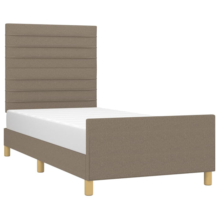 Cadru de pat fără saltea Taupe 90x190 cm Stofa - WALTI WALTI