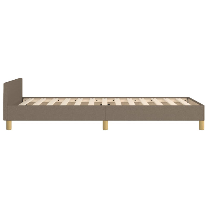 Cadru de pat fără saltea Taupe 90x190 cm Stofa - WALTI WALTI