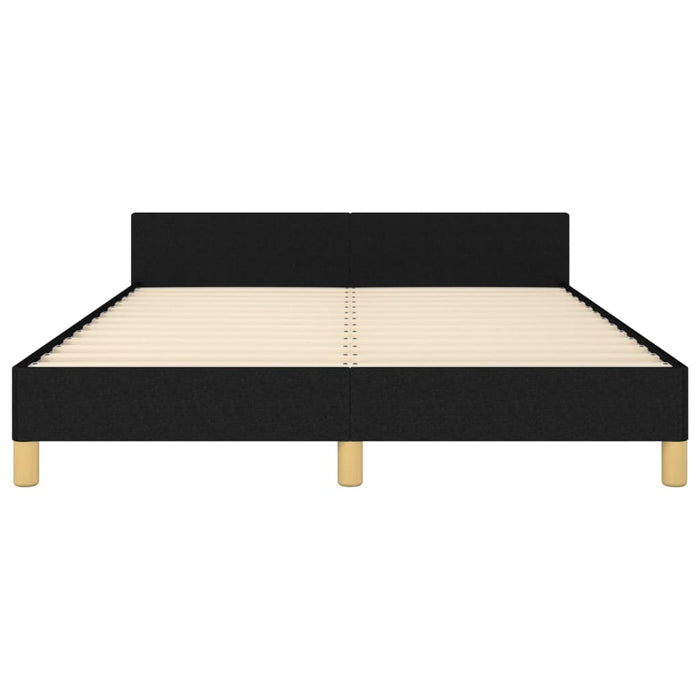 Cadru de pat fără saltea, negru, 140x200 cm, textil - WALTI WALTI