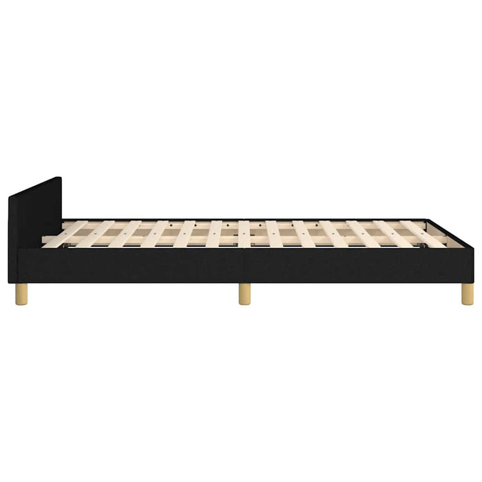 Cadru de pat fără saltea, negru, 120x200 cm, textil - WALTI WALTI