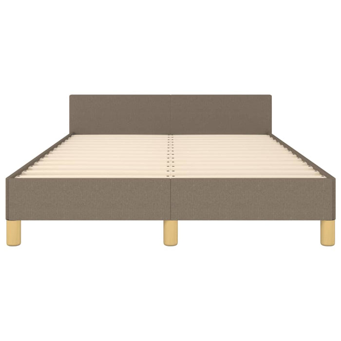 Cadru de pat fără saltea, gri taupe, 120x200 cm, textil - WALTI WALTI