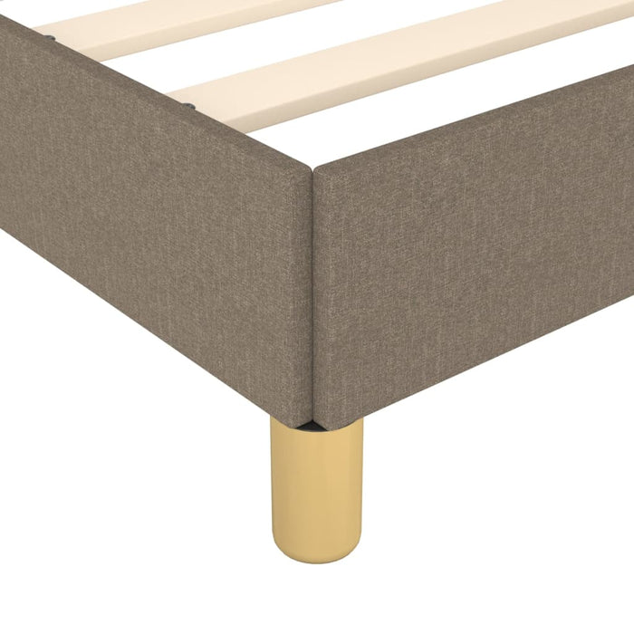 Cadru de pat fără saltea, gri taupe, 180x200 cm, textil WALTI