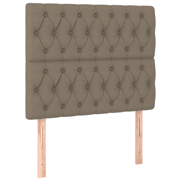 Cadru de pat fără saltea, gri taupe, 120x200 cm, textil - WALTI WALTI