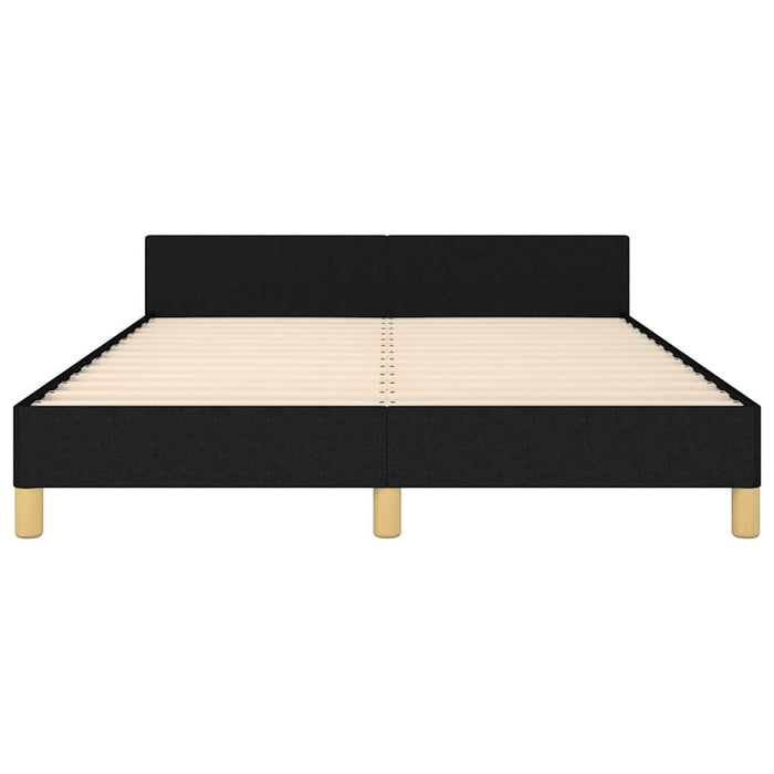Cadru de pat fără saltea, negru, 140x190 cm, textil - WALTI WALTI