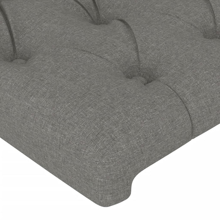 Cadru de pat fără saltea, gri închis, 180x200 cm, textil - WALTI WALTI
